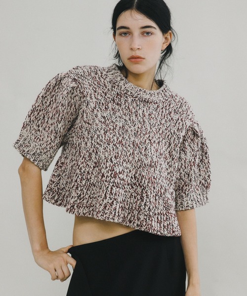 LAATO(ラート)の「mix yarn frill knit(ニット/セーター・レディース・ブラウン系その他/ホワイト系その他・FREE)」の14枚目の写真