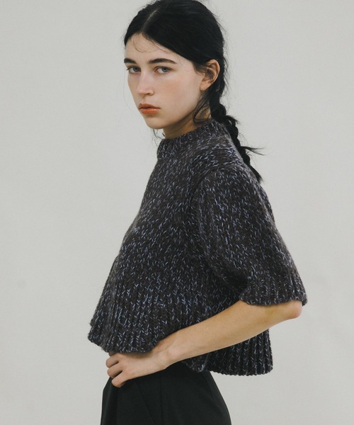 LAATO(ラート)の「mix yarn frill knit(ニット/セーター・レディース・ブラウン系その他/ホワイト系その他・FREE)」の22枚目の写真