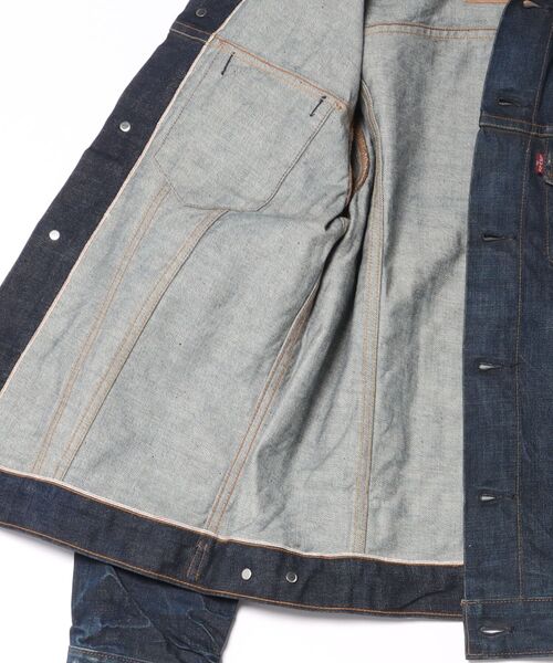 Levi's(リーバイス)の「【LEVI'S/リーバイス】【本場アメリカ企画のMADE IN USAが男心をくすぐる1着】MADE in USA DENIM 3rd JACKET B-70589 デニムジャケット アメリカ製 綿100%ユニセックス(デニムジャケット・メンズ・インディゴブルー・X-LARGE/LARGE)」の3枚目の写真