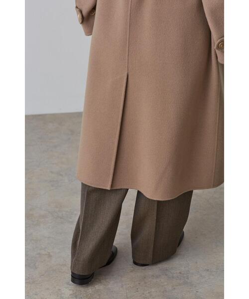 YLEVE(イレーヴ)の「YLEVE / LAMBSWOOL DOUBLE CLOTH BEAVER CO(ダウンジャケット/コート・レディース・ブラウン・0/1)」の20枚目の写真