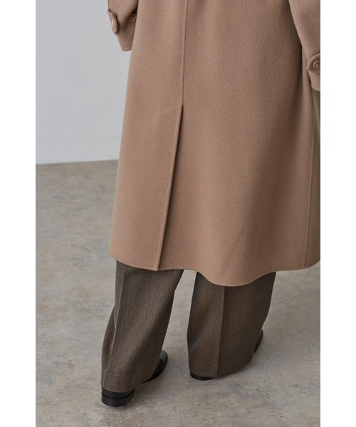 YLEVE(イレーヴ)の「YLEVE / LAMBSWOOL DOUBLE CLOTH BEAVER CO(ダウンジャケット/コート・レディース・ブラウン・0/1)」の10枚目の写真