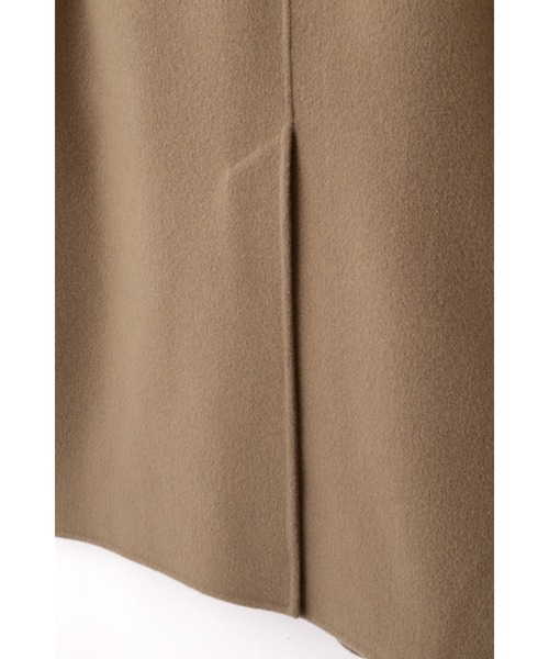 YLEVE(イレーヴ)の「YLEVE / LAMBSWOOL DOUBLE CLOTH BEAVER CO(ダウンジャケット/コート・レディース・ブラウン・0/1)」の7枚目の写真