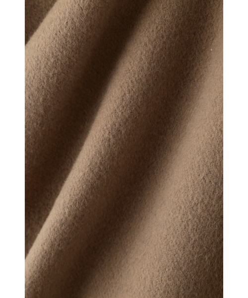 YLEVE(イレーヴ)の「YLEVE / LAMBSWOOL DOUBLE CLOTH BEAVER CO(ダウンジャケット/コート・レディース・ブラウン・0/1)」の2枚目の写真