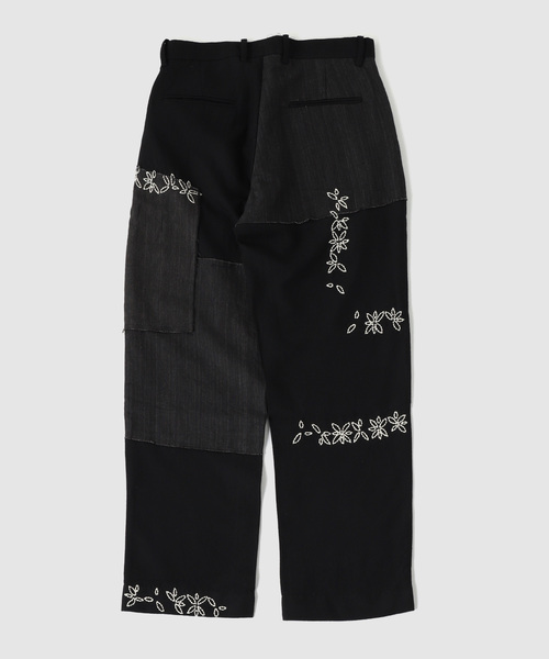 JOURNAL STANDARD(ジャーナルスタンダード)の「KARTIK RESEARCH カルティック リサーチ Patchwork Trouser(その他パンツ・メンズ・ブラック・32/34)」の2枚目の写真