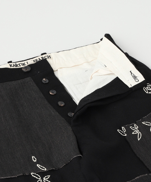 JOURNAL STANDARD(ジャーナルスタンダード)の「KARTIK RESEARCH カルティック リサーチ Patchwork Trouser(その他パンツ・メンズ・ブラック・32/34)」の4枚目の写真
