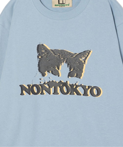NON TOKYO(ノントーキョー)の「PRINT PULLOVER SWEAT(CAT)(スウェット・レディース・レッド/ブルー/ブラック・2/1)」の8枚目の写真