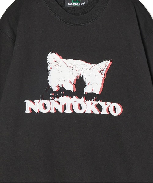NON TOKYO(ノントーキョー)の「PRINT PULLOVER SWEAT(CAT)(スウェット・レディース・レッド/ブルー/ブラック・2/1)」の11枚目の写真