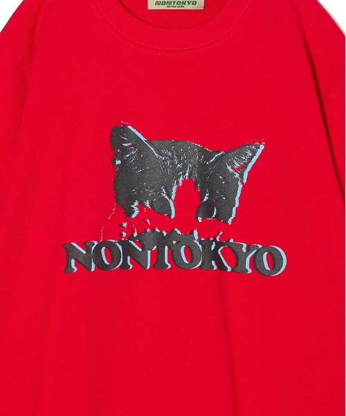 NON TOKYO(ノントーキョー)の「PRINT PULLOVER SWEAT(CAT)(スウェット・レディース・レッド/ブルー/ブラック・2/1)」の14枚目の写真