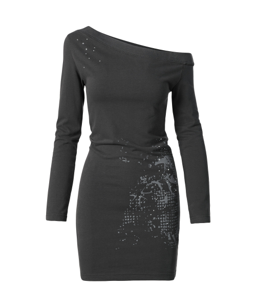 THEVINYLHOUSE(ザバイニルハウス)の「OFF SHOULDER ONE-PIECE(W) CHARCOAL(ワンピース・レディース・その他・FREE)」の7枚目の写真