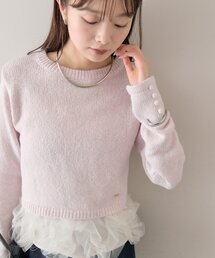 mystic（ミスティック）の「【前後2WAYで着れる◎】コンパクトニット（ニット/セーター）」