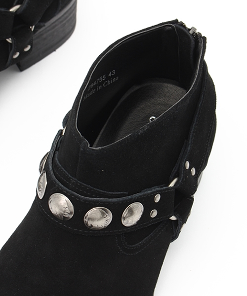 JACKROSE（ジャックローズ）の「コンチョベルトリングシューズ（ブーツ・メンズ・ベージュ/キャメル/ブラック・M/L）」の4枚目の写真