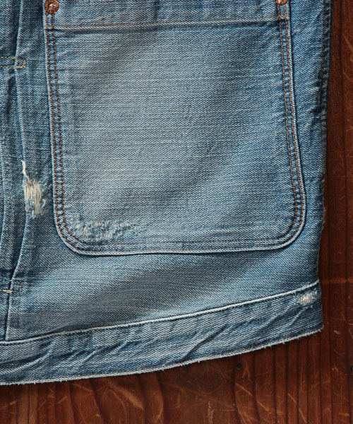 LEVI'S VINTAGE CLOTHING（リーバイスビンテージクロージング）の「1880 TRIPLE PLEAT BLOUSE GOOSE EGG（デニムジャケット・メンズ・ブルー・SMALL/MEDIUM/X-SMALL/LARGE）」の21枚目の写真