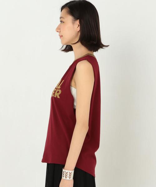 Another Edition(アナザーエディション)の「リンガーノースリーブTシャツ/AEBC リンガーNSL TEE◆(Tシャツ/カットソー・レディース・ホワイト/グレー/ワインレッド・FREE)」の6枚目の写真