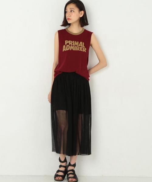 Another Edition(アナザーエディション)の「リンガーノースリーブTシャツ/AEBC リンガーNSL TEE◆(Tシャツ/カットソー・レディース・ホワイト/グレー/ワインレッド・FREE)」の7枚目の写真