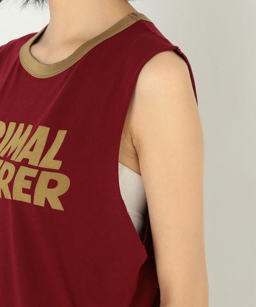 Another Edition(アナザーエディション)の「リンガーノースリーブTシャツ/AEBC リンガーNSL TEE◆(Tシャツ/カットソー・レディース・ホワイト/グレー/ワインレッド・FREE)」の16枚目の写真