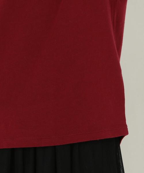 Another Edition(アナザーエディション)の「リンガーノースリーブTシャツ/AEBC リンガーNSL TEE◆(Tシャツ/カットソー・レディース・ホワイト/グレー/ワインレッド・FREE)」の17枚目の写真