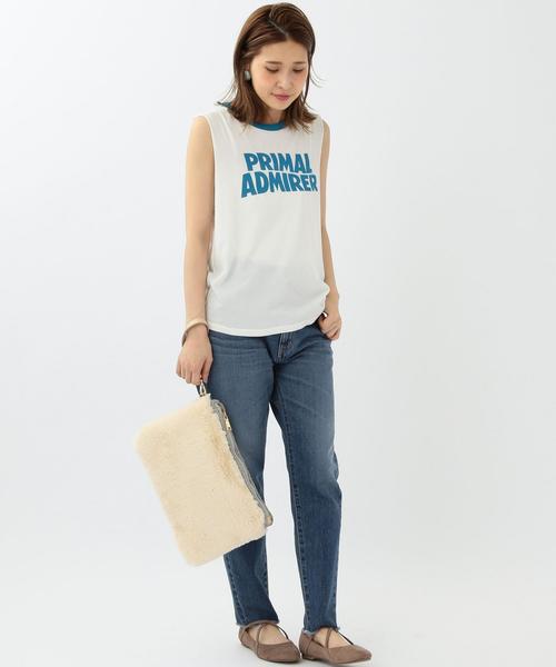 Another Edition(アナザーエディション)の「リンガーノースリーブTシャツ/AEBC リンガーNSL TEE◆(Tシャツ/カットソー・レディース・ホワイト/グレー/ワインレッド・FREE)」の15枚目の写真