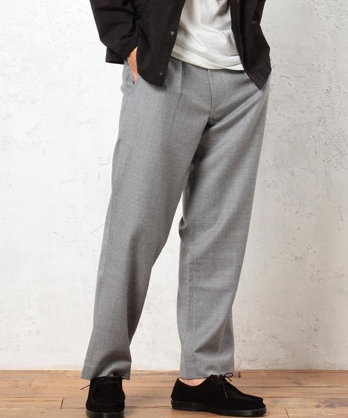 green label relaxing（グリーンレーベルリラクシング）の「KC WOOL バギーパンツ◆（その他パンツ・メンズ・ブラック/ライトグレー/ブラウン・SMALL/MEDIUM/LARGE/X-LARGE）」の4枚目の写真