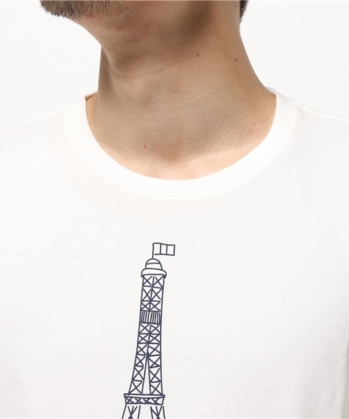 MYSELF ABAHOUSE（マイセルフアバハウス）の「ボンジュールTシャツ | マイセルフ（Tシャツ/カットソー・メンズ・ネイビー/ホワイト・M/L）」の17枚目の写真