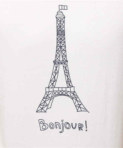 MYSELF ABAHOUSE（マイセルフアバハウス）の「ボンジュールTシャツ | マイセルフ（Tシャツ/カットソー・メンズ・ネイビー/ホワイト・M/L）」の20枚目の写真