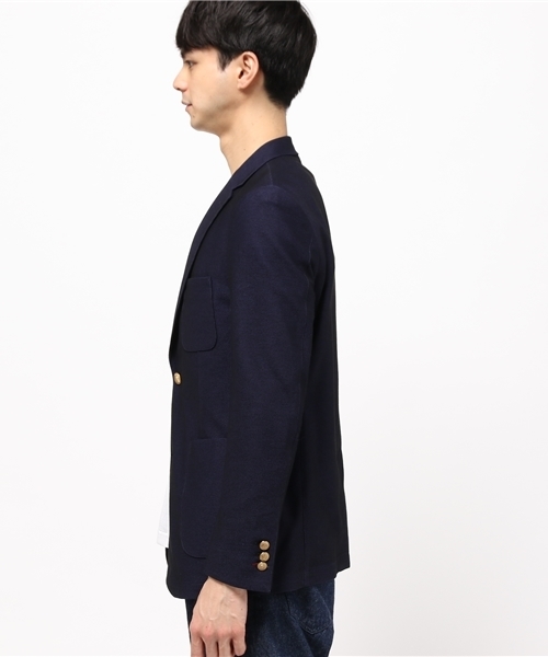 BLACK LABEL CRESTBRIDGE(ブラックレーベル・クレストブリッジ)の「メッシュニット ブレザー(テーラードジャケット・メンズ・グレー/ネイビー・LL/M/L)」の3枚目の写真
