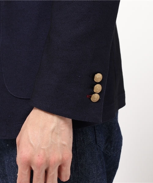 BLACK LABEL CRESTBRIDGE(ブラックレーベル・クレストブリッジ)の「メッシュニット ブレザー(テーラードジャケット・メンズ・グレー/ネイビー・LL/M/L)」の7枚目の写真