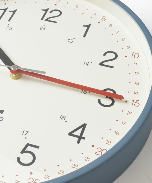 BRUNO(ブルーノ)の「イージータイムクロック(掛け時計・レディース・ネイビー/ブラウン・フリ-)」の8枚目の写真