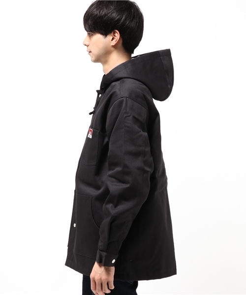 BEN DAVIS ORIGINALS（ベンデイビスオリジナルス）の「BEN DAVIS USA HOODED JACKET（ブルゾン・メンズ・ブラック・LARGE/X-LARGE）」の6枚目の写真