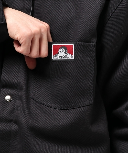 BEN DAVIS ORIGINALS（ベンデイビスオリジナルス）の「BEN DAVIS USA HOODED JACKET（ブルゾン・メンズ・ブラック・LARGE/X-LARGE）」の3枚目の写真