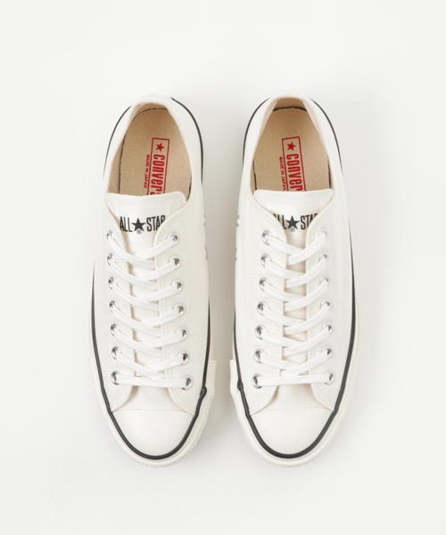 CONVERSE ALL STAR(コンバースオールスター)の「CONVERSE / コンバース ALLSTAR CANVAS J OX(スニーカー・メンズ・ホワイト/ブラック・27cm/28cm/26cm)」の6枚目の写真