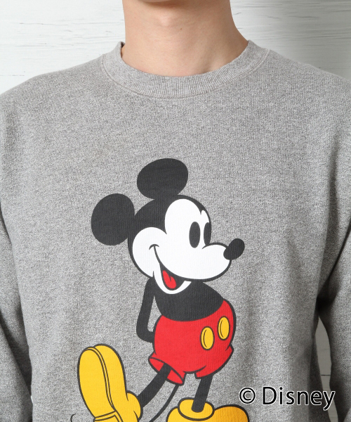 GLOBAL WORK（グローバルワーク）の「ディズニープリントスウェットMen2/738653（スウェット・メンズ・ブラック/グレー・MEDIUM/SMALL/LARGE/X-LARGE）」の5枚目の写真