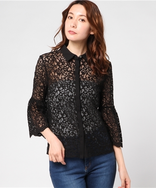 Banner Barrett（バナーバレット）の「LACE BLOUSE（シャツ/ブラウス・レディース・ピンク/キナリ/ブラック・38）」の12枚目の写真