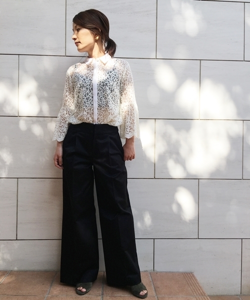 Banner Barrett（バナーバレット）の「LACE BLOUSE（シャツ/ブラウス・レディース・ピンク/キナリ/ブラック・38）」の15枚目の写真