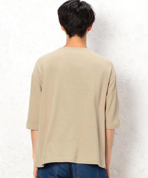 green label relaxing（グリーンレーベルリラクシング）の「BC JQ/GARTER ボートネック 5/SL カットソー ◆（Tシャツ/カットソー・メンズ・ホワイト/ブラック/オリーブ/ベージュ/オレンジ/ネイビー・LARGE/MEDIUM/SMALL）」の21枚目の写真