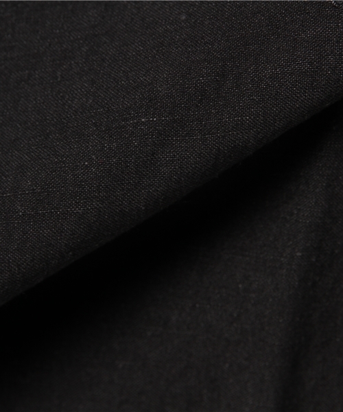 THEE（シー）の「THEE: リネンノースリーブＴシャツ（シャツ/ブラウス・メンズ・ブラック・ONE SIZE）」の5枚目の写真