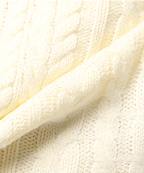 THE CASUAL（カジュアル）の「5GG フィッシャーマン ケーブル クルーネック アクリル ニット セーター（ニット/セーター・メンズ・オフホワイト/ワイン/ネイビー/チャコール/ブルー系その他/杢グレー/ブラック/ホワイト系その他/キャメル/ブラック系その他/ベージュ/ブルー系その他2/グレー系その他/カーキ/ブルー/レッド系その他/グリーン/インディゴブルー/モカ/ホワイト/グレー系その他2・S/L/M/XL）」の22枚目の写真