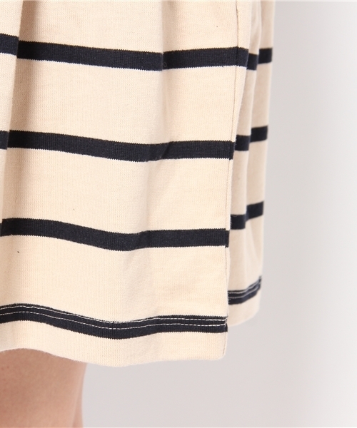 Chico（チコ）の「ボーダー切替OP(ベルト付)（ワンピース・レディース・アイボリー/ホワイト×ブラック/ホワイト×ネイビー・FREE）」の9枚目の写真