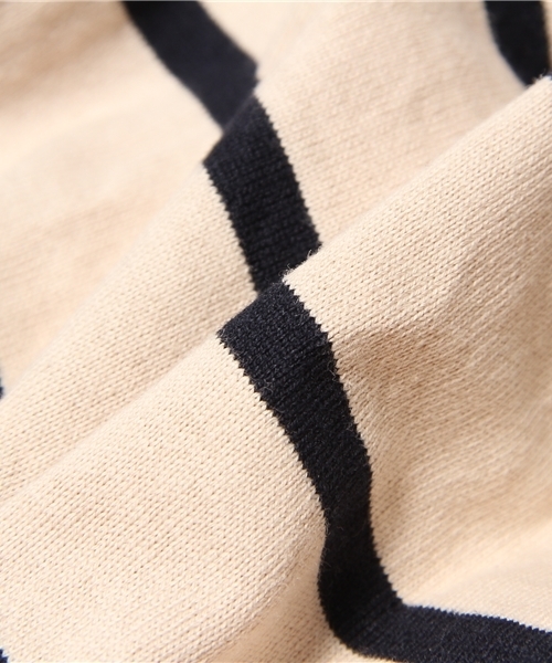 Chico（チコ）の「ボーダー切替OP(ベルト付)（ワンピース・レディース・アイボリー/ホワイト×ブラック/ホワイト×ネイビー・FREE）」の10枚目の写真