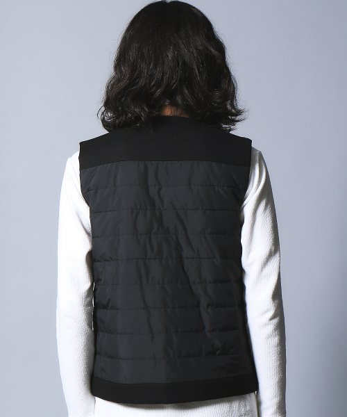5351 POUR LES HOMMES（ゴーサンゴーイチプールオム）の「ライトキルティングベスト（ダウンベスト・メンズ・ブラック・44/46/48）」の4枚目の写真