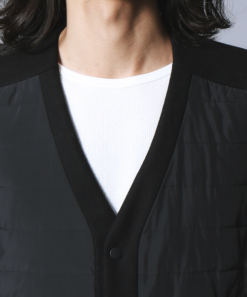 5351 POUR LES HOMMES（ゴーサンゴーイチプールオム）の「ライトキルティングベスト（ダウンベスト・メンズ・ブラック・44/46/48）」の5枚目の写真