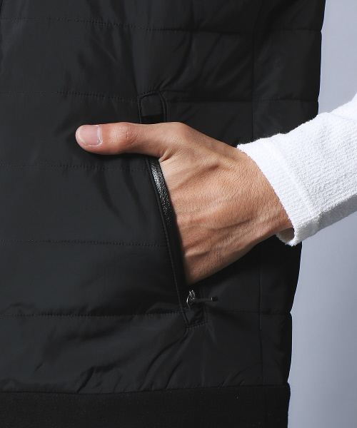 5351 POUR LES HOMMES（ゴーサンゴーイチプールオム）の「ライトキルティングベスト（ダウンベスト・メンズ・ブラック・44/46/48）」の7枚目の写真