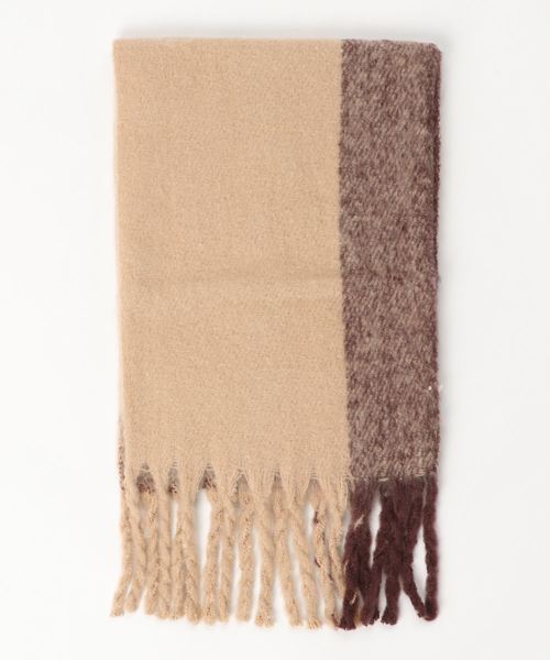 KOBE LETTUCE（コウベレタス）の「ツイストフリンジ起毛素材ふわふわストール/マフラー/ショール/スヌード/無地/チェック柄[J549]【入荷済】（ストール/ショール・レディース・ライトグレー/ブラック/ブルー/アイボリー/その他1/その他2/ベージュ系その他/ピンク/その他3・FREE）」の19枚目の写真