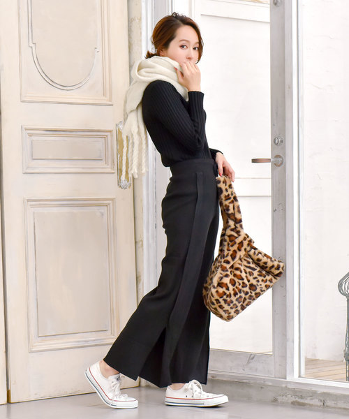 KOBE LETTUCE（コウベレタス）の「ツイストフリンジ起毛素材ふわふわストール/マフラー/ショール/スヌード/無地/チェック柄[J549]【入荷済】（ストール/ショール・レディース・ライトグレー/ブラック/ブルー/アイボリー/その他1/その他2/ベージュ系その他/ピンク/その他3・FREE）」の14枚目の写真