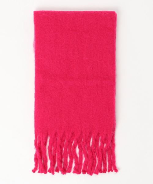 KOBE LETTUCE（コウベレタス）の「ツイストフリンジ起毛素材ふわふわストール/マフラー/ショール/スヌード/無地/チェック柄[J549]【入荷済】（ストール/ショール・レディース・ライトグレー/ブラック/ブルー/アイボリー/その他1/その他2/ベージュ系その他/ピンク/その他3・FREE）」の6枚目の写真