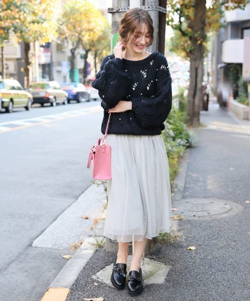 Heather（ヘザー）の「3WAYホシガラチュールスカート  778197（スカート・レディース・ブラック/グレー/ホワイト系その他・FREE）」の17枚目の写真