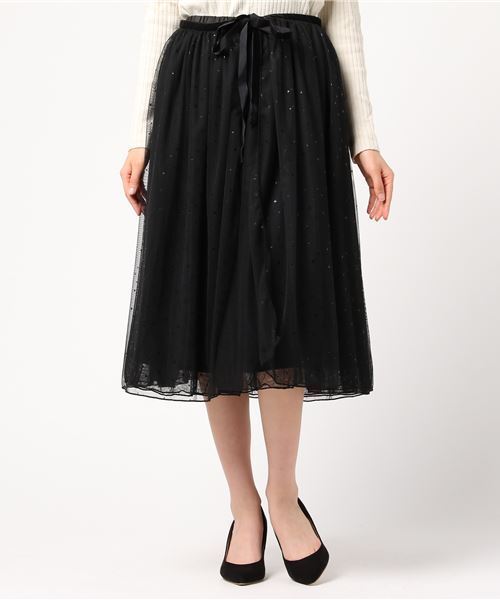 Heather（ヘザー）の「3WAYホシガラチュールスカート 778197