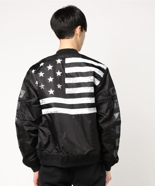 セール】星条旗プリントMA-1（MA-1）｜STYLEBLOCK（スタイルブロック