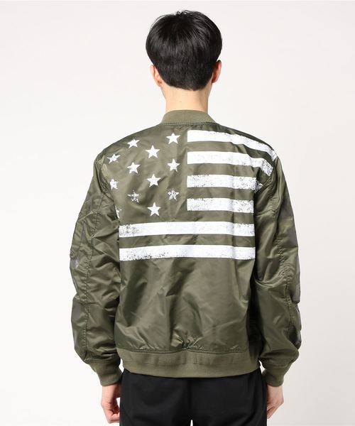 星条旗プリントMA-1（MA-1）｜STYLEBLOCK（スタイルブロック）の