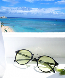 WEGO | WEGO/コンビボストンカラーレンズサングラス(サングラス)