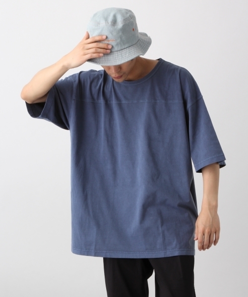 RAGEBLUE（レイジブルー）の「加工ビッグシルエットTシャツ/795084（Tシャツ/カットソー・メンズ・ベージュ/ネイビー/グレー/レッド・LARGE/MEDIUM/SMALL）」の3枚目の写真